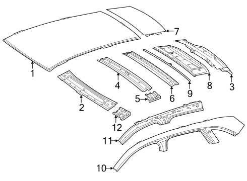 Mercedes-Benz 001-990-33-11 Roof Panel Screw 001-990-33-11 Mercedes-Benz Roof Panel Screw