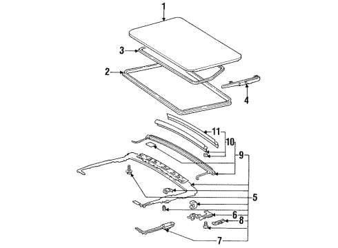 Mercedes-Benz 140-780-03-21 Panel 140-780-03-21 Mercedes-Benz Panel