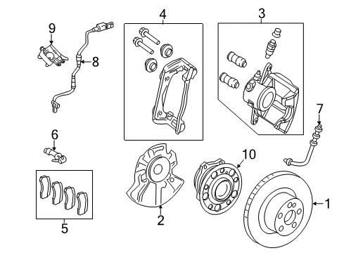 Mercedes-Benz 204-421-16-11 Exchange Fixed Caliper Mercedes-Benz 204-421-16-11 Exchange Fixed Caliper