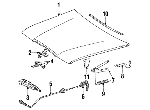 Mercedes-Benz 123-887-05-45 Deflector Mercedes-Benz 123-887-05-45 Deflector