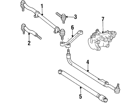 Mercedes-Benz 001-330-41-35 Outer Tie Rod 001-330-41-35 Mercedes-Benz Outer Tie Rod