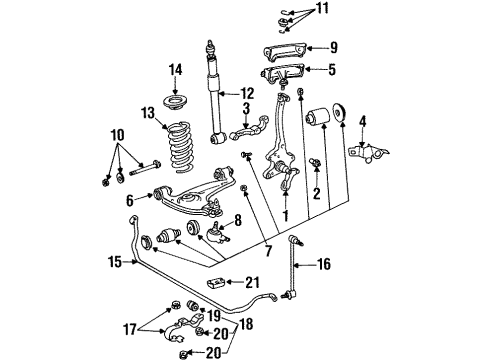 Mercedes-Benz 140-332-04-20 Steering Arm Mercedes-Benz 140-332-04-20 Steering Arm