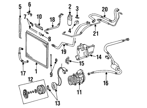 Mercedes-Benz 001-830-28-84-64 A/C Tube Valve Mercedes-Benz 001-830-28-84-64 A/C Tube Valve