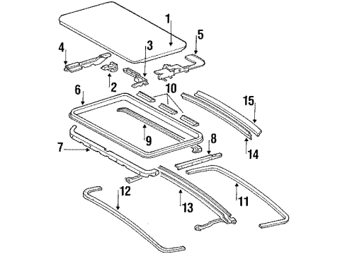 Mercedes-Benz 126-782-02-24 Rail Mercedes-Benz 126-782-02-24 Rail