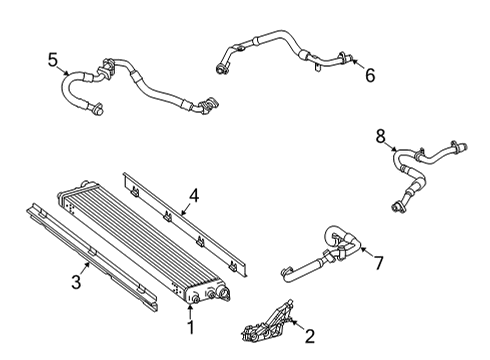 Mercedes-Benz 190-270-17-00-64 OIL LINE