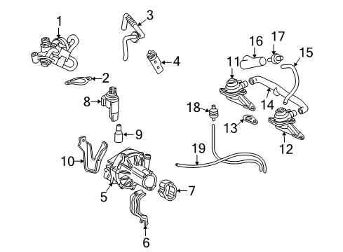 Mercedes-Benz 164-470-25-93 VALVE 164-470-25-93 Mercedes-Benz VALVE