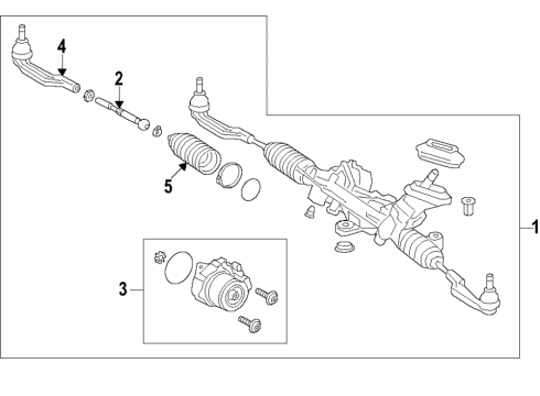 Mercedes-Benz 118-460-45-00 STEERING GEAR Mercedes-Benz 118-460-45-00 STEERING GEAR