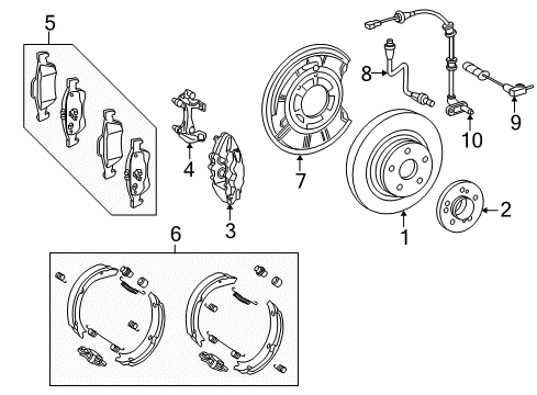 Mercedes-Benz 204-540-39-10-64 Wear Indicator Harness Mercedes-Benz 204-540-39-10-64 Wear Indicator Harness