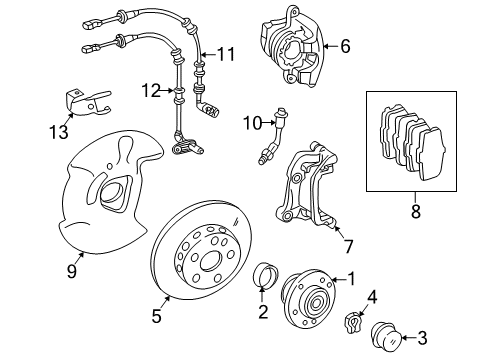 203-421-04-20 Mercedes-Benz Backing Plate