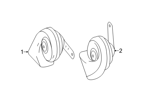 007-542-31-20 Mercedes-Benz HORN
