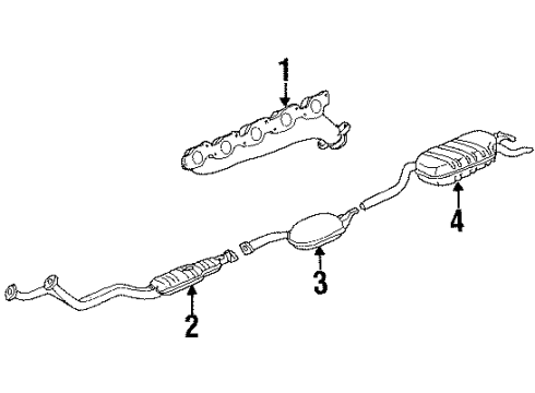 Mercedes-Benz 602-140-11-09 Exhaust Manifold Mercedes-Benz 602-140-11-09 Exhaust Manifold
