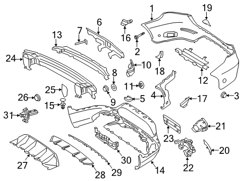 253-885-59-06 Mercedes-Benz Lower Cover