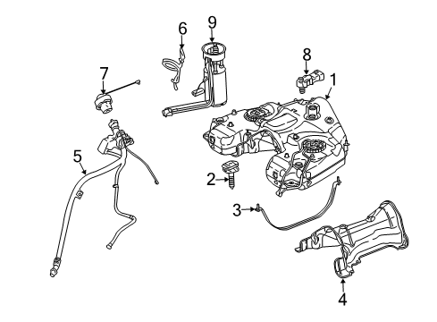 Mercedes-Benz 164-470-11-94 Fuel Pump 164-470-11-94 Mercedes-Benz Fuel Pump