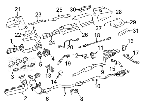 Mercedes-Benz 642-140-08-09 Exhaust Elbow Mercedes-Benz 642-140-08-09 Exhaust Elbow