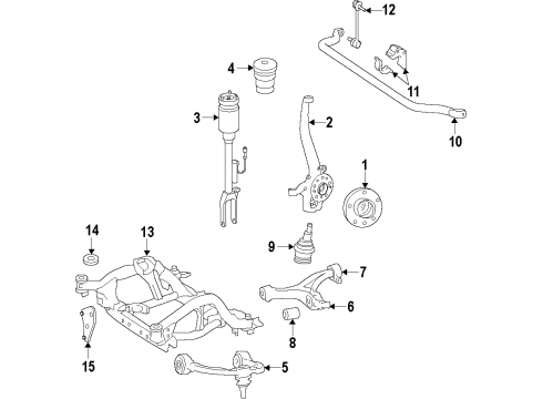 Mercedes-Benz 166-320-50-66-80 Reman Air Suspension Strut Mercedes-Benz 166-320-50-66-80 Reman Air Suspension Strut