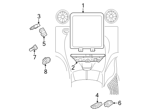 Mercedes-Benz 232-900-42-02 Hazard Switch 232-900-42-02 Mercedes-Benz Hazard Switch