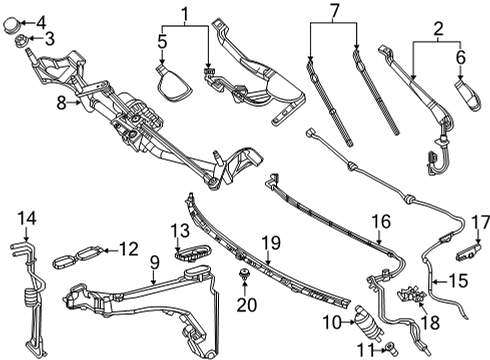 000000-007452 Mercedes-Benz Motor & Linkage Bolt