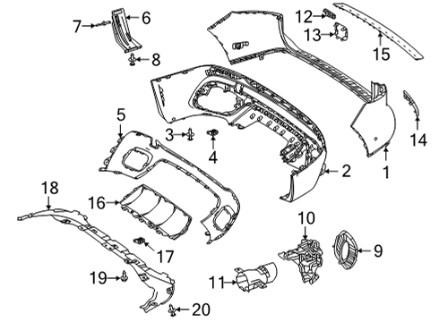 Mercedes-Benz 247-880-06-08-9999 EXCHANGE TRIM, BUMPER Mercedes-Benz 247-880-06-08-9999 EXCHANGE TRIM, BUMPER