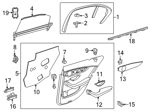 Mercedes-Benz 205-810-90-04-9051 Sun Roller Blind Mercedes-Benz 205-810-90-04-9051 Sun Roller Blind