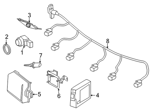 Mercedes-Benz 297-540-19-30 ELECTRICAL WIRING HARNESS Mercedes-Benz 297-540-19-30 ELECTRICAL WIRING HARNESS