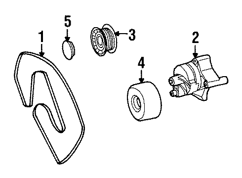 120-200-03-70 Mercedes-Benz Tension Pulley