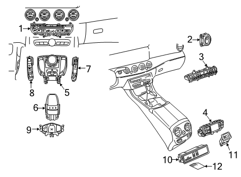 Mercedes-Benz 213-900-19-32-9051 Multifunction Switch Mercedes-Benz 213-900-19-32-9051 Multifunction Switch