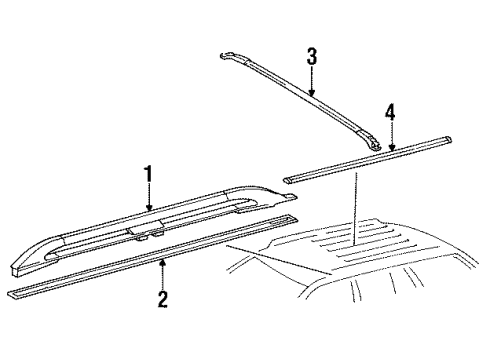 Mercedes-Benz 124-840-06-24-7167 Side Support Mercedes-Benz 124-840-06-24-7167 Side Support