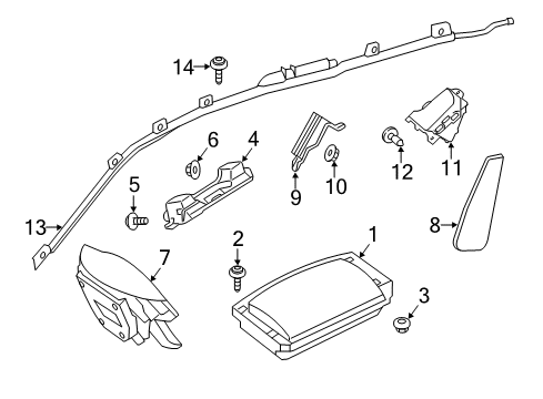 Mercedes-Benz 000-860-27-03-9116 DRIVER'S AIRBAG Mercedes-Benz 000-860-27-03-9116 DRIVER'S AIRBAG
