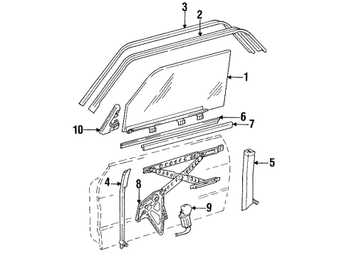 Mercedes-Benz 123-725-03-41 Seal 123-725-03-41 Mercedes-Benz Seal
