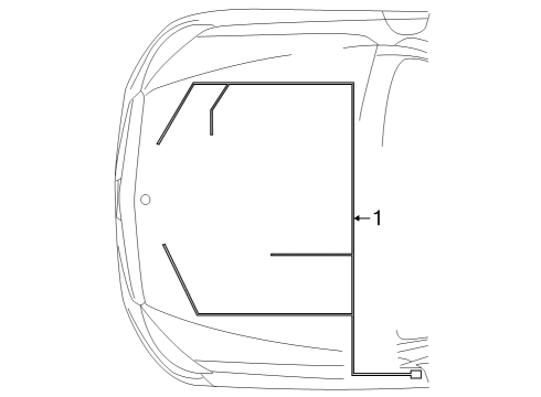 Mercedes-Benz 296-540-47-23 ELECTRICAL WIRING HARNESS Mercedes-Benz 296-540-47-23 ELECTRICAL WIRING HARNESS