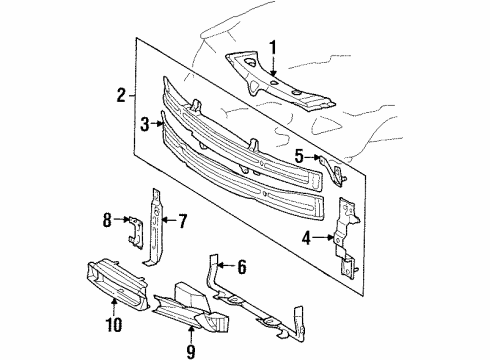Mercedes-Benz 140-620-06-83-67 Support Bracket 140-620-06-83-67 Mercedes-Benz Support Bracket