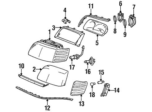 Mercedes-Benz 140-820-80-66 Lens 140-820-80-66 Mercedes-Benz Lens