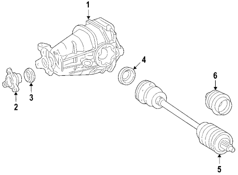 Mercedes-Benz 251-410-17-02 Drive Shaft 251-410-17-02 Mercedes-Benz Drive Shaft