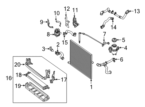 Mercedes-Benz 253-501-35-00 BRACKET