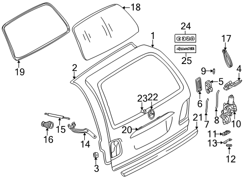 Mercedes-Benz 210-820-01-08-64 Pulldown Motor Mercedes-Benz 210-820-01-08-64 Pulldown Motor