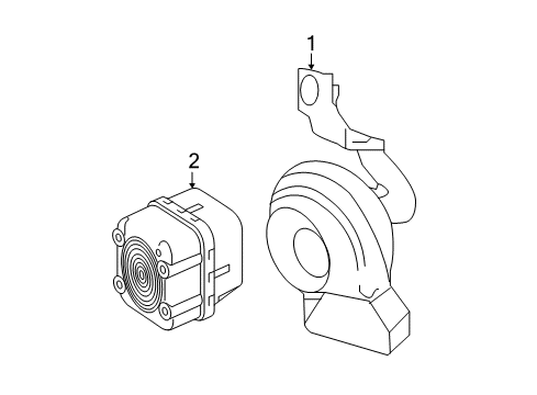 Mercedes-Benz 205-545-56-00 Speaker Bracket 205-545-56-00 Mercedes-Benz Speaker Bracket