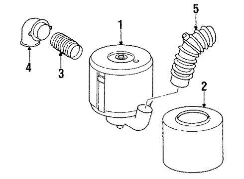 Mercedes-Benz 617-094-01-04 Filter Element 617-094-01-04 Mercedes-Benz Filter Element