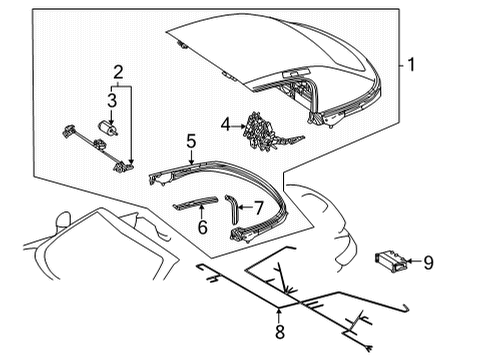 Mercedes-Benz 197-770-00-00 Lock 197-770-00-00 Mercedes-Benz Lock