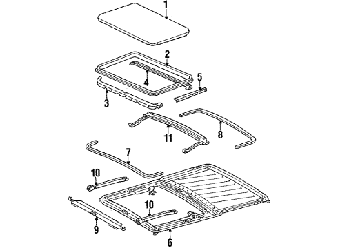 Mercedes-Benz 201-780-01-44 Deflector Mercedes-Benz 201-780-01-44 Deflector