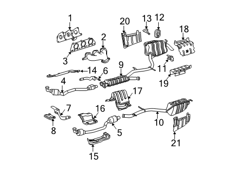 Mercedes-Benz 211-492-02-14 Tailpipe Extension Mercedes-Benz 211-492-02-14 Tailpipe Extension