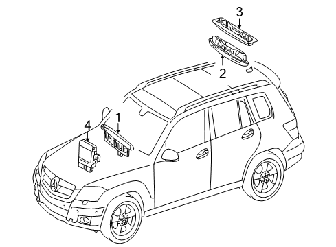 Mercedes-Benz 204-820-05-97 Camera 204-820-05-97 Mercedes-Benz Camera