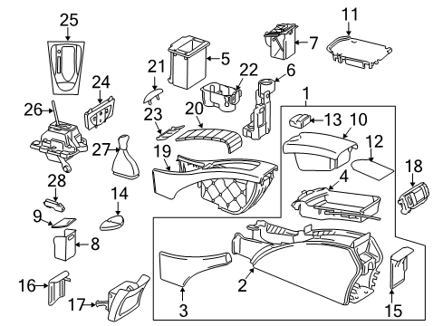 Mercedes-Benz 210-267-05-24 Gear Shift Assembly Mercedes-Benz 210-267-05-24 Gear Shift Assembly