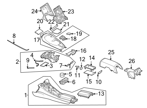 Mercedes-Benz 232-680-73-01-8L41 COVER TRIM Mercedes-Benz 232-680-73-01-8L41 COVER TRIM