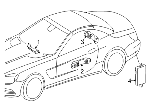 Mercedes-Benz 222-905-52-08 KEY 222-905-52-08 Mercedes-Benz KEY