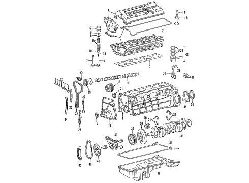 Mercedes-Benz 010-997-89-47 Front Cover Seal 010-997-89-47 Mercedes-Benz Front Cover Seal