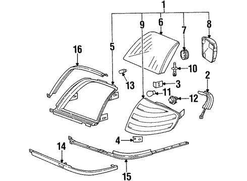 Mercedes-Benz 129-826-02-43 Signal Lens Mercedes-Benz 129-826-02-43 Signal Lens