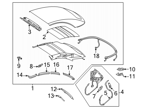 Mercedes-Benz 232-770-45-00-1X67 Soft Top Mercedes-Benz 232-770-45-00-1X67 Soft Top