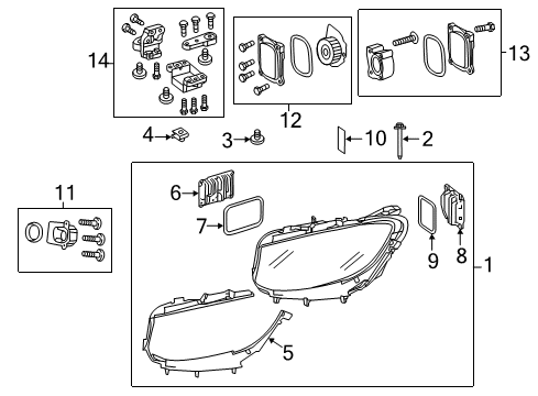 Mercedes-Benz 217-906-41-00-64 LAMP UNIT Mercedes-Benz 217-906-41-00-64 LAMP UNIT