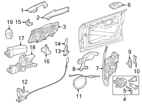 Mercedes-Benz 099-760-39-03-6989 Door Handle Mercedes-Benz 099-760-39-03-6989 Door Handle