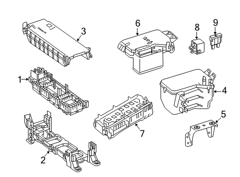 Mercedes-Benz 447-540-78-80-28 FUSE BOX Mercedes-Benz 447-540-78-80-28 FUSE BOX